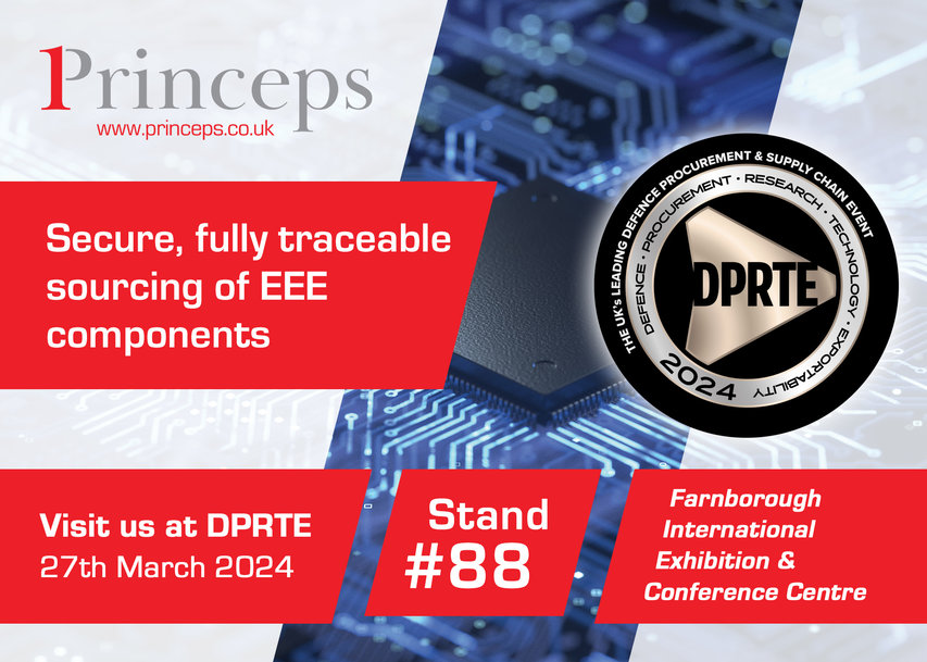 Hi-rel EEE distributor, Princeps to showcase its value-added sourcing, procurement & supply chain services at DPRTE 2024